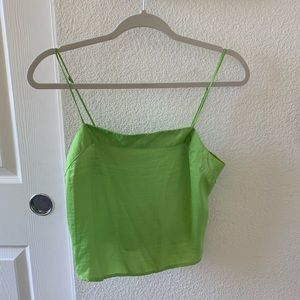 Urban Outfitters Neon Green Crop Top